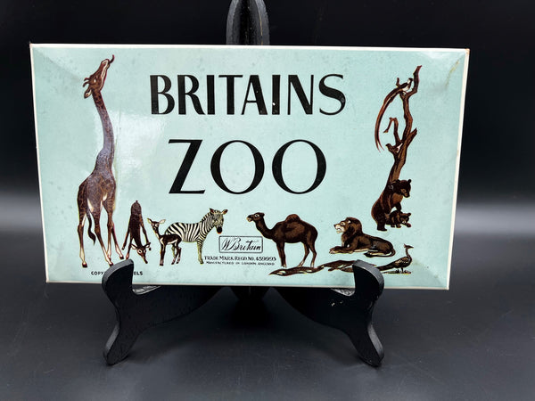 BRITAINS ZOO SHOP DISPLAY SIGN 1950-1960
