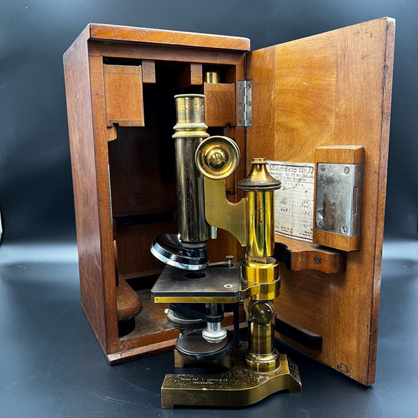ERNST LEITZ WETZLAR MICROSCOPE  C 1884